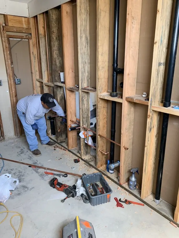 Commercial rough-in plumbing for Gas Line Repair in Pace